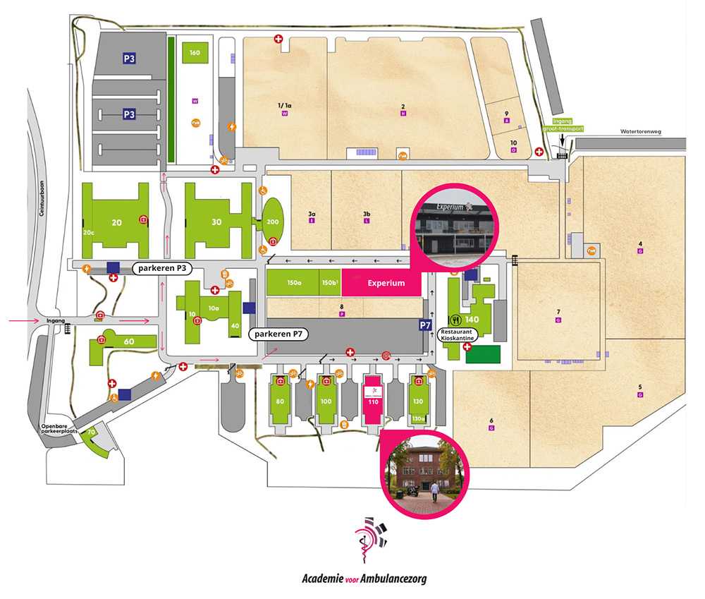 plattegrond academie voor ambulancezorg