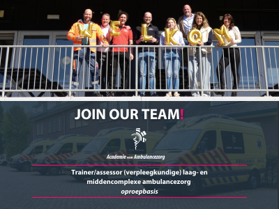 vacature academie voor ambulancezorg